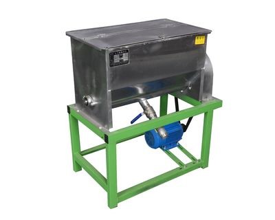 商用淀粉漿攪拌機新式紅薯淀粉玉米粉芡和面機不銹鋼臥式混料機