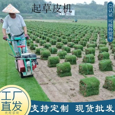 工廠直發草坪起草機 汽油動力手推起皮機 學校小區綠化草坪移栽機