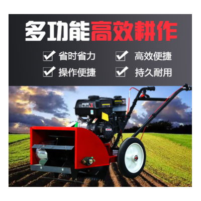 小型多功能汽油除草機手推式田園菜地大棚耕地開溝鋤草機松土機