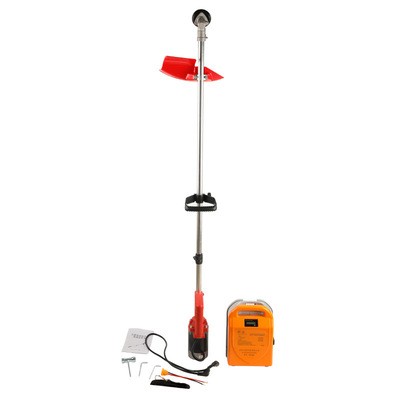 電動割草機小型家用除草機鋰電便攜園林修剪工具草坪機打草機