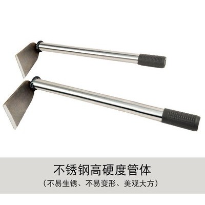 黑手柄不銹鋼兩用耙不銹鋤頭花園兩用鋤園林兩頭忙自產(chǎn)自銷耙子