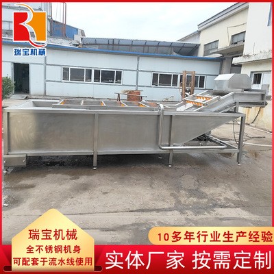 氣泡翻浪式果蔬清洗機(jī) 多功能芥菜絲清洗機(jī) 全自動(dòng)四季豆清洗設(shè)備