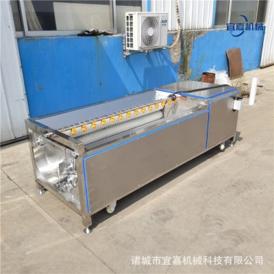 不銹鋼毛刷清洗機(jī)商用毛棍土豆紅薯去泥沙清洗設(shè)備生蠔清洗機(jī)器