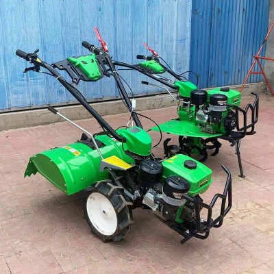 新式小型微耕機柴油農用耕地翻土開溝機耕田多功能翻地家用旋耕機