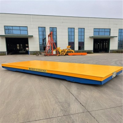 廠家定制搬運工具電動蓄電池平板車 工業(yè)重型低壓無軌轉向地平車