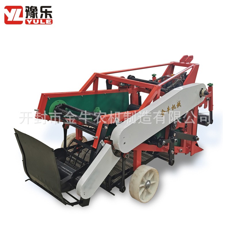 90型花生收獲機(jī) 卷鏈振動(dòng)篩式收花生機(jī) 拖拉機(jī)帶動(dòng)式花生收獲機(jī)