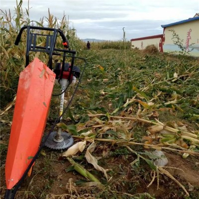 小塊地用秸稈收割機 玉米高粱秸稈收割機 單行手扶式收割機志成