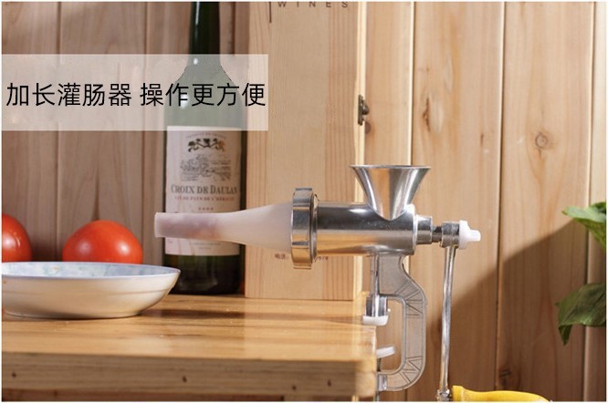 TB-5號(hào)手動(dòng)絞肉機(jī) 多用鋁合金家用絞肉機(jī) 灌腸機(jī) 磨粉機(jī) 壓面器