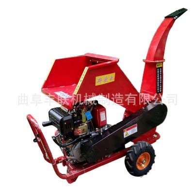 好操作枝條打碎機(jī) 柴油一鍵啟動(dòng)碎枝機(jī) 竹子秸稈樹枝粉碎清理機(jī)