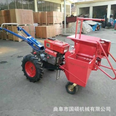 玉米收獲粉碎機(jī) 柴油單行玉米收獲機(jī) 直聯(lián)電啟動玉米收獲還田機(jī)