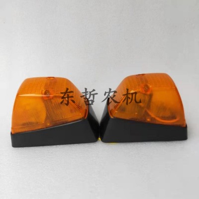 天拖654拖拉機(jī)農(nóng)機(jī)配件654鐵牛拖拉機(jī)黃色燈罩黑色斜面底座轉(zhuǎn)向燈