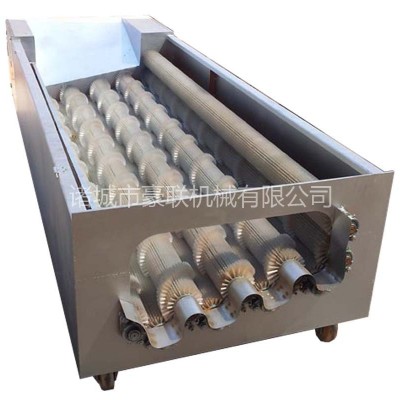 蓮藕生姜芋頭大蘿卜清洗機 根莖類果蔬清洗去泥毛輥清洗機