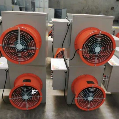 養殖風機 育雛升溫取暖設備 溫室大棚電暖風扇 15kw電加熱風機