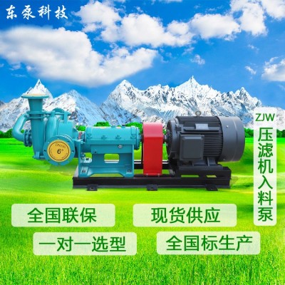 山東東泵 臥式ZJW 現(xiàn)貨供應(yīng) 壓濾機入料泵雜質(zhì)泵污泥處理泵