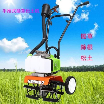 905A廠家直銷小型農田除草機 山地開荒翻地旋耕機 兩沖程汽油微耕