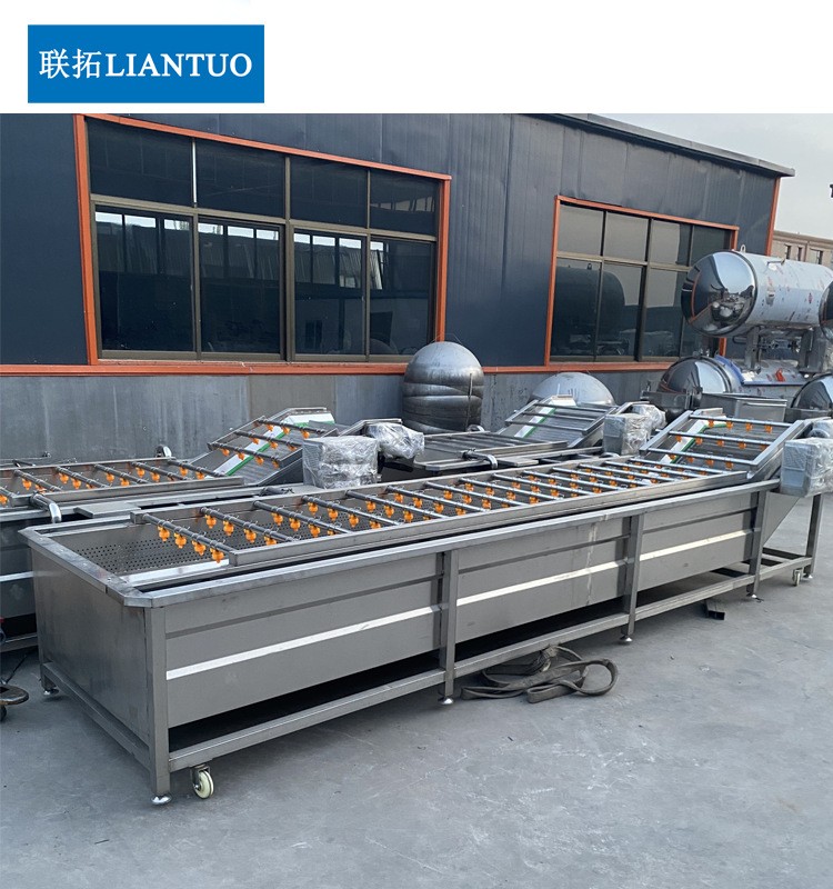 果蔬清洗機商用全自動果蔬氣泡清洗機不銹鋼果蔬氣泡清洗機