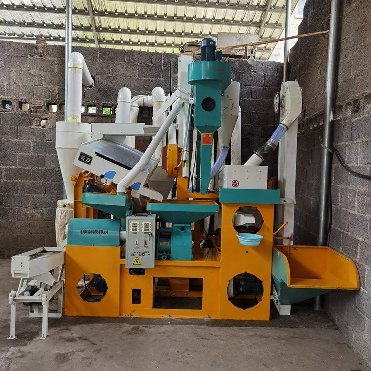 全自動碾米機成套設備 商用去砂除雜打米機 操作簡單出米粒高