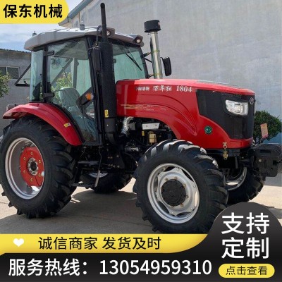 農用804四驅拖拉機90馬力水田四輪拖拉機東方紅動力704拖 拉機