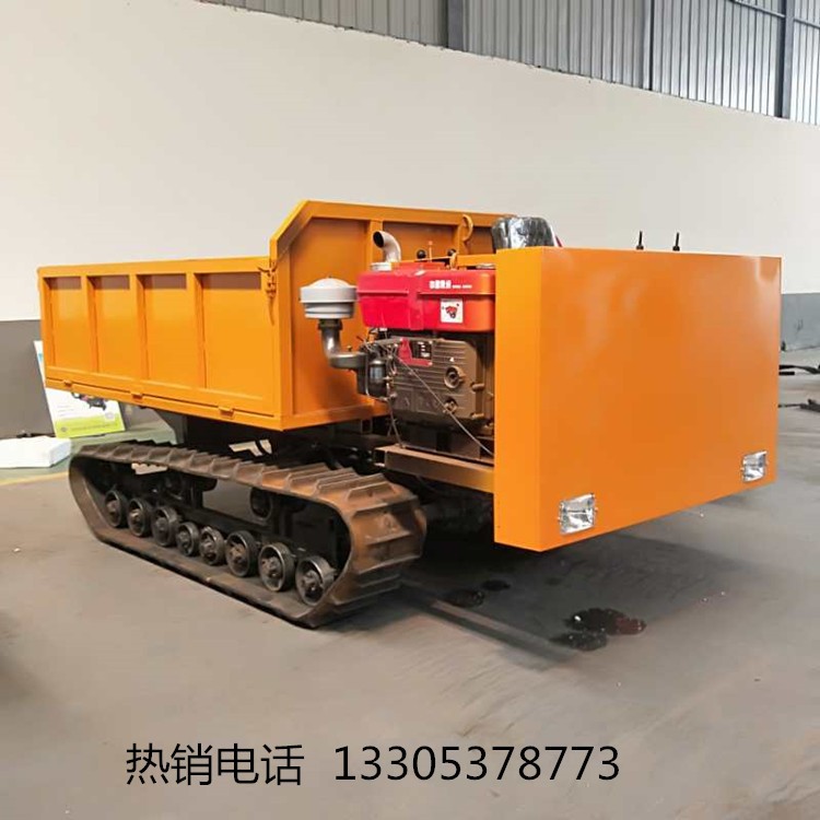 湖南小型履帶運輸車 全地形履帶運輸車 四不像翻斗自卸運輸車