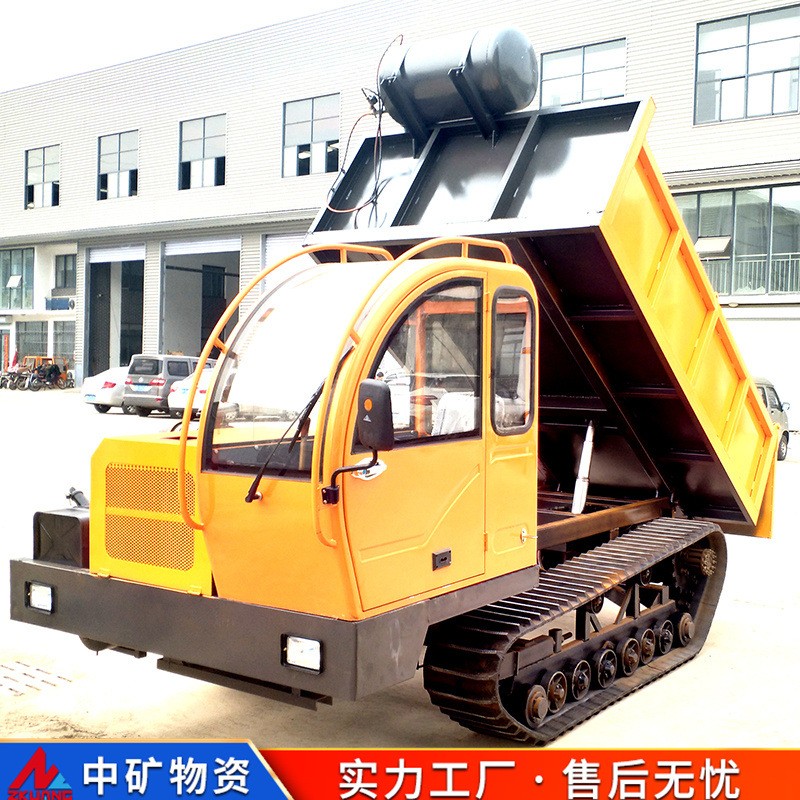 中礦履帶車 全地形爬山虎 運輸車四不像爬坡王 山地手扶農用自卸