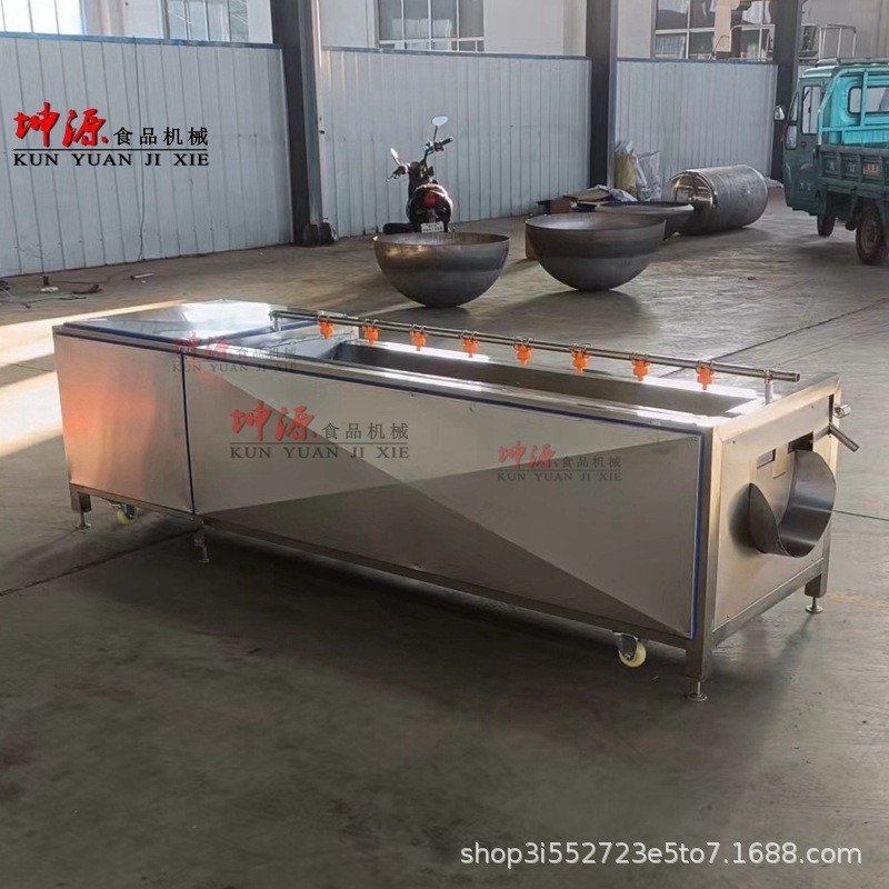 不銹鋼毛刷小龍蝦清洗機海蠣子去泥去沙清洗設(shè)備全自動毛棍清洗機