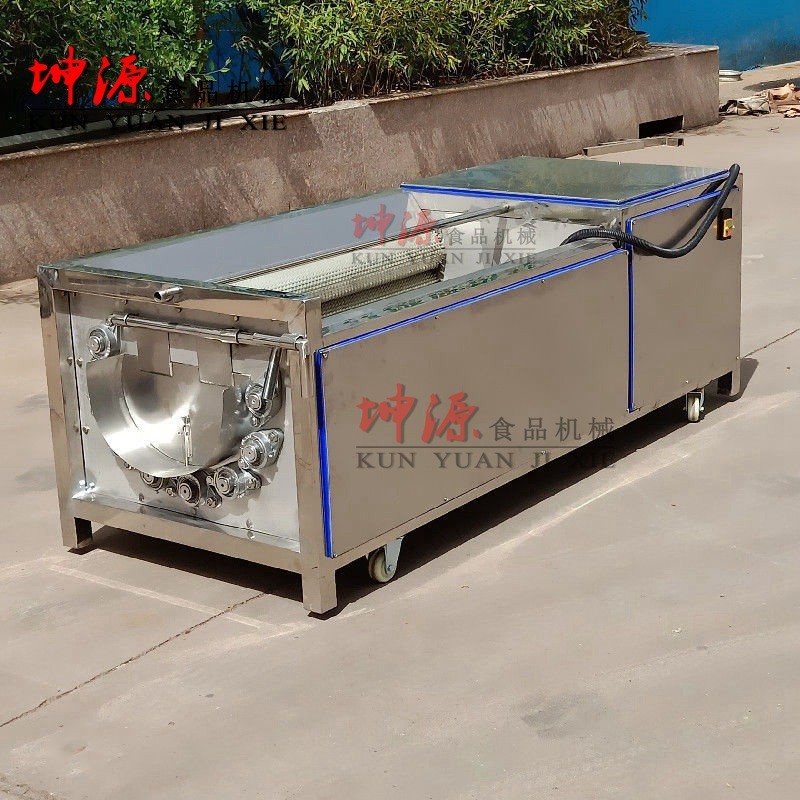 土豆去皮清洗天麻清洗山藥清洗花生蓮藕去泥清洗機毛輥清洗機商用