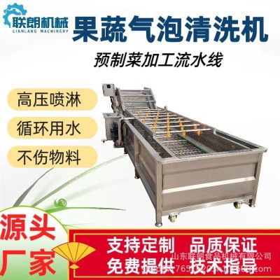 大白菜氣泡清洗機芋頭地瓜噴淋式洗菜機果蔬多功能去泥沙清洗設(shè)備