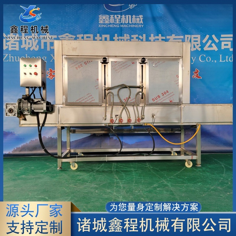 帶皮五花肉燒毛機 豬肘子噴毛機 連續(xù)式液化氣燎毛機 廠家供應(yīng)