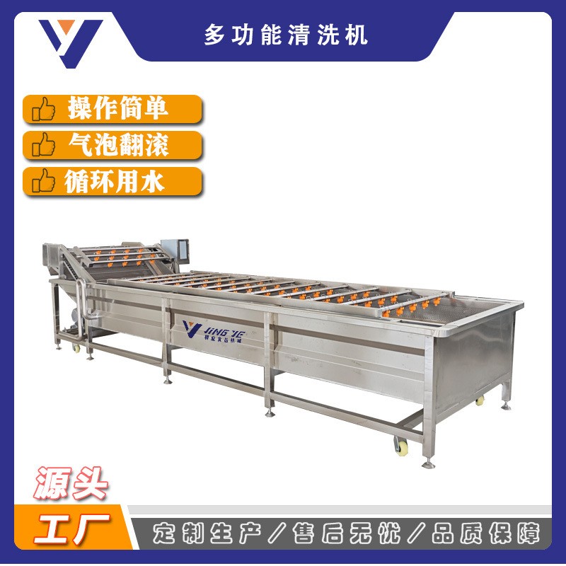 鐵皮石斛清洗機 大型中草藥加工流水線 全自動黃芪清洗機