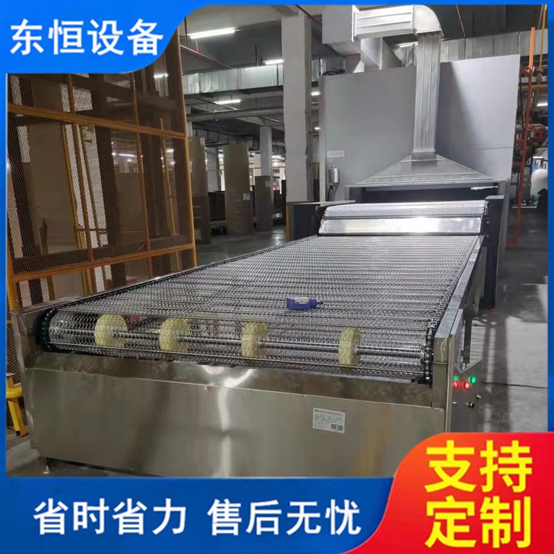 大功率鼻咽拭子自動(dòng)靜電植絨機(jī) 棉簽甩膠烘干機(jī) 隧道爐烘干線定制