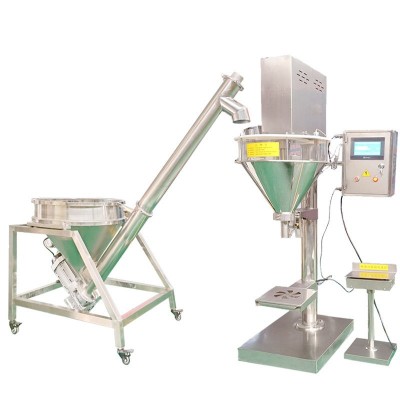 半自動粉末顆粒定量包裝機廠家 面粉淀粉自動灌裝機 粉末灌裝機