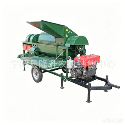5T-1000型多功能脫粒機玉米高粱水稻小麥打粒 電柴兩用農(nóng)用打豆機
