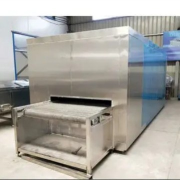 全自動海鮮低溫冷凍設備大型西蘭花速凍設 隧道式包子預冷速凍機